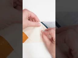 Quilting Tip! How to Pin Patchwork Diamonds for Perfect Points! #quiltingtutorial #quilting