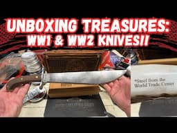 Unboxing Treasures: WWI & WWII Knives from Maine, Texas & Georgia!