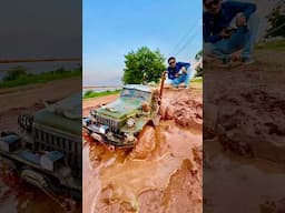Rc Zombie Hunter Car 4x4x4  On extreme Mud Track #chatpattoytv