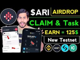 Ari Wallet Airdrop Claim 🔥 Arichain Airdrop Testnet, ari wallet new update, ari wallet quiz today