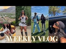 WEEKLY VLOG ♡ (surviving COACHELLA AHH - bringing my best friend to his dream festival... LETS GO!!)