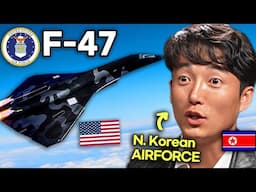 North Korean AIRFORCE Soldier Reacts to American F-47 for the First Time!