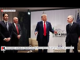 🇺🇸 President Trump's Press Briefing at G7 Summit in Kananaskis, Alberta, Canada [LIVE]
