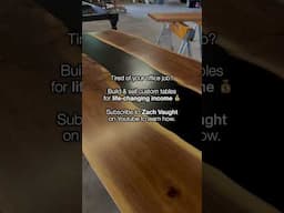 Tired of your office job? Build & sell custom tables for life-changing income 💰