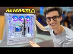 A FLOATING Gaming PC Case! 😶‍🌫️ Cougar CFV235 & OmnyX at Computex 2025 | AD