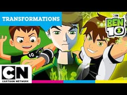 All Ben 10 Transformations!! | Mega Compilation | Ben 10 | Cartoon Network