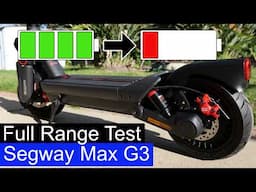 Segway Max G3 Range: The SHOCKING Truth! (Real-World Test)