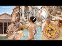 italy vlog 🇮🇹 3 days in ROME: everything i ate & did! exploring vatican, colosseum, first euro trip