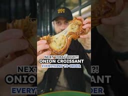 Onion Croissant is the Next Viral Dish! #shorts #croissant #cheese