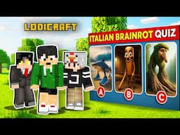 Guess the Italian Brainrot Tung tung tung Sahur Challenge in Minecraft (Tagalog)