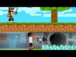 DRILL MINER vs HUNTER in MINECRAFT..