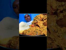 egusi soup with fufu