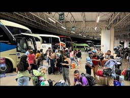 Movimento intenso na rodoviária de Brasília #live #bus ￼