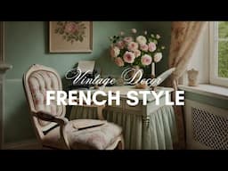 French Style Vintage Decorating Tips | Interior Design Ideas