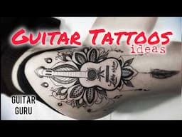 Tattoo Ideas for Guitar Brands and Models || Tattoos for Guitarists #guitarist #tattoo #tattooideas
