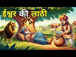 🔴 ईश्वर की लाठी ।  Hindi Moral Story  | कहानियाँ I | Cartoon Moral kahani। bedtime story