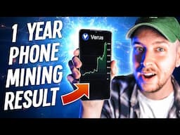 I mined crypto on my phone for 1 year and... (Smartphone mining profits WENT CRAZY)