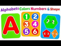 Preschool Learning Videos  | Kindergarten Learning Videos | Educational Videos For Kids