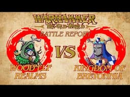 Warhammer The Old World Battle Report: Wood Elf Realms vs Kingdom of Bretonnia