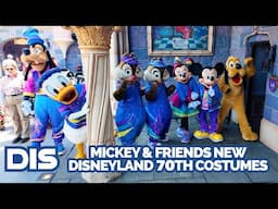 Mickey and Friends New Costumes for Disneyland 70th Anniversary