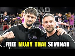 Muay Thai Legends Collide | Liam Harrison & Damien Alamos | Free Muay Thai Seminar
