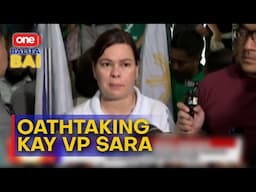 Vice Pres. Sara Duterte, nangulo sa oathtaking sa mga nakadaog nga kandidato sa midterm elections