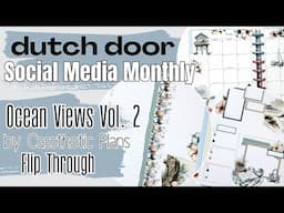 NEW RELEASE CASSTHETIC PLANS | DUTCH DOOR & MONTHLY LAYOUT PLAN WITH ME | OCEAN VIEWS VOL. 2