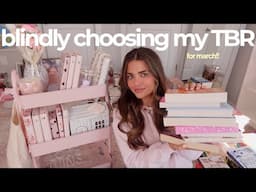 BLINDLY choosing my March tbr!! 🍀📖💞