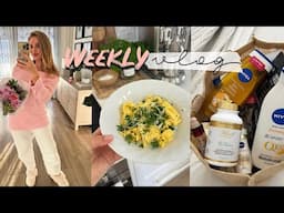 WEEKLY VLOG: Makeup Hair & Body Empties, Nails at Home, Unboxings, Filming Content, Fittings