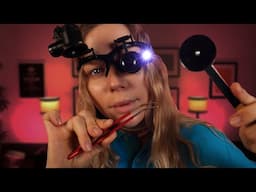 Fast ASMR Doctor Roleplay Combo 👁️👂🦷 Eye, Ear & Dental Exam for Instant Relaxation