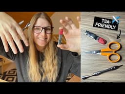 Well-groomed nails while traveling ✈️ TSA-friendly nail care tools for minimalist travel