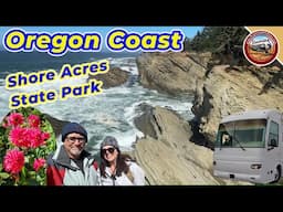 Oregon Road Trip - Shore Acres State Park on Cape Arago Scenic Highway from Coos Bay