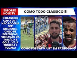 VEJA TUDO DO CLASSICO CAP 2 X 1 URT; OS GOLS DA RODADA, CLASSIFICAÇÃO E MUITO MAIS