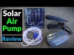 Woodside Solar Powered Oxygenator Pond Water Pump - Review & Set-up