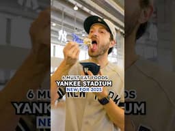 6 MUST EAT NEW Foods at Yankee Stadium in 2025 #shorts #yankees #foodies
