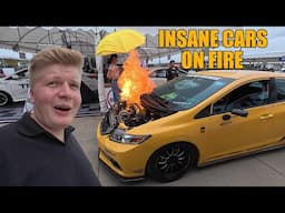 Cars ON FIRE! Thailands Impact Speed fest