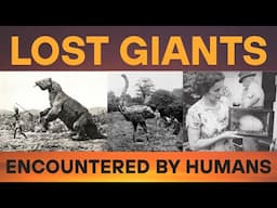Humans Once Lived Alongside the Giant Extinct Animals