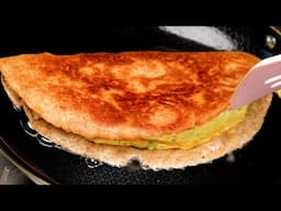 Just 5 minutes. Quick breakfast surprised my kids! Super simple and delicious