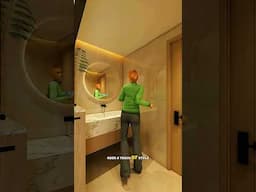 modern bathroom design #shorts