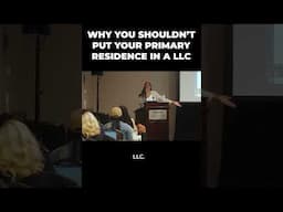 Thinking about transferring your primary into an LLC after closing?
