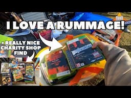 I LOVE A Rummage! + Nice Charity Shop Find. Video Game Hunting @ My Local Car Boot Sale!