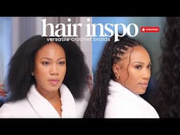 Versatile Illusion Boho Crochet Braids #hairstyle