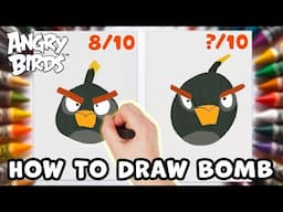 Angry Birds | Learn How to Draw Bomb!