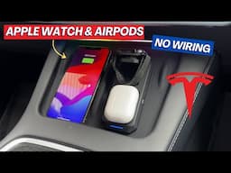 Tesla Model 3/Y: Install an Integrated Apple Watch & AirPods Charger in Minutes