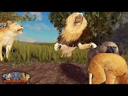 Baboon Stealing Lion Cubs! | ROBLOX Savannah Life