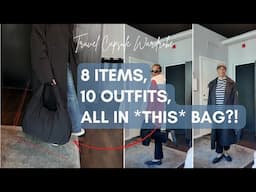 10 Outfits using 8 Items in 1 Personal Bag | Travel Capsule for a Weekend Trip or Vacation for 2025