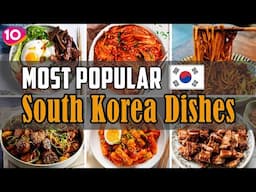 Top 10 Most Popular Foods in South Korea 🍜 You Must Try Korean Street Foods and Traditional Dishes!