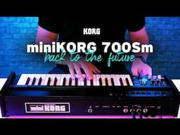 miniKORG 700Sm - The Synth The Started It All, Reborn.