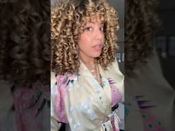 Curly Hair Routine for Defined Curls + MAX VOLUME #curlyhair #shorts