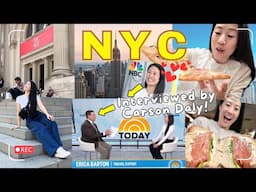 NYC Travel Vlog (Being on NBC's TODAY SHOW + *Everything I ate!)